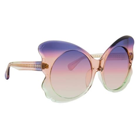 Matthew Williamson Bold Butterfly Sunglasses With .